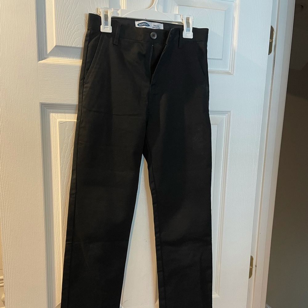 Old Navy Boys size 12 slim black pants